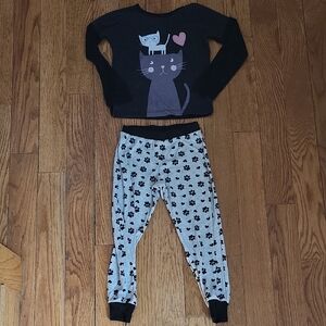 Little Girls Cat Pajamas